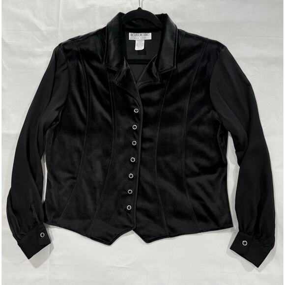 Vintage Brownstone Studio New York Black Jacket Size 18 (064) - Picture 1 of 9